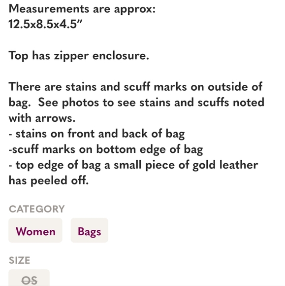 Coach Gold Signature Gallery Tote Bag With Studs - Picture 10 of 10